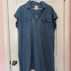 Casual Blue Denim dress